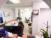 Reception desk area