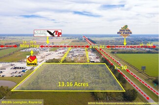 Plus de détails pour 300 Lexington Rd, Rayne, LA - Terrain à vendre