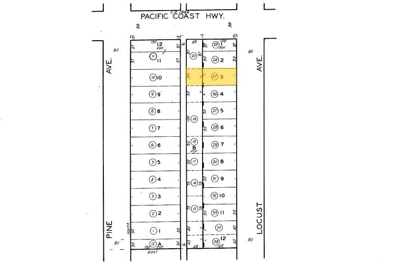 1775 Locust Ave, Long Beach, CA à vendre - Plan cadastral - Image 2 de 13