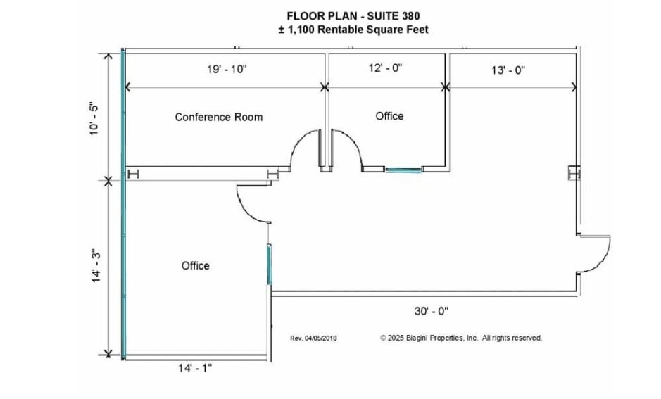 333 W El Camino Real, Sunnyvale, CA for lease Floor Plan- Image 1 of 1