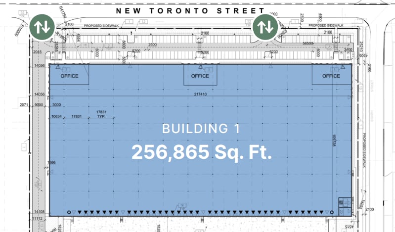 260 Eighth St, Toronto, ON for lease Floor Plan- Image 1 of 1