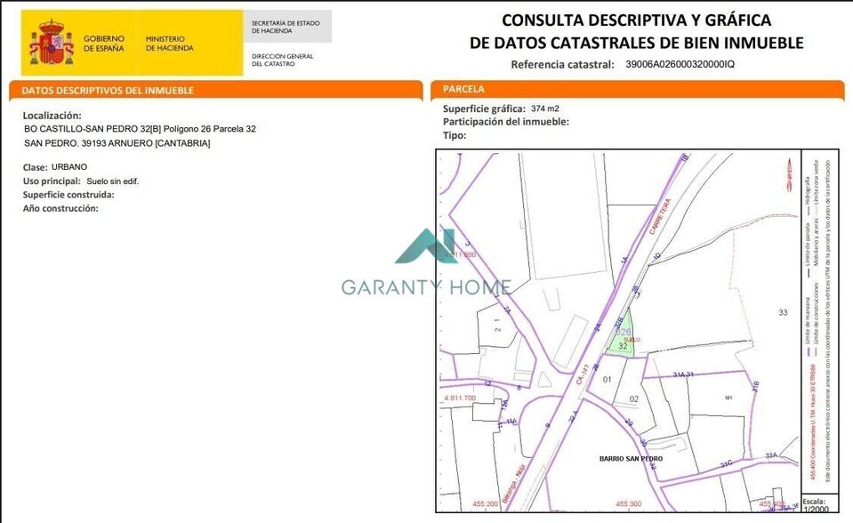 de Castillo, 32, Arnuero, Cantabria à vendre - Plan de site - Image 3 de 3