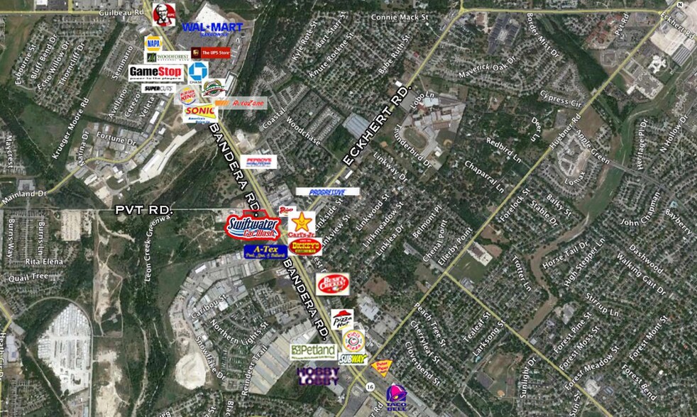 7535 Bandera Rd, San Antonio, TX à vendre - Aérien - Image 2 de 17