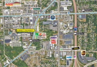 1820-1856 N Perry St, Pontiac, MI - Aerial map view