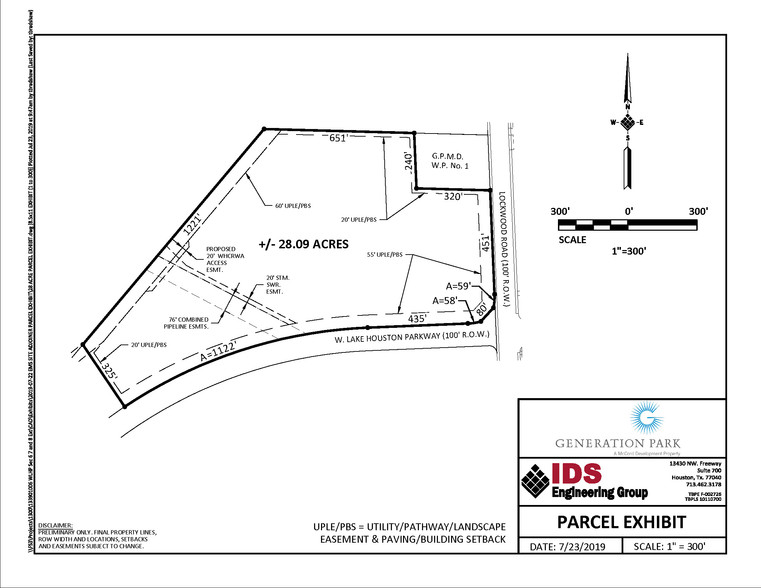 Beltway 8 & W Lake Houston Pky, Houston, TX à vendre - Plan de site - Image 2 de 3