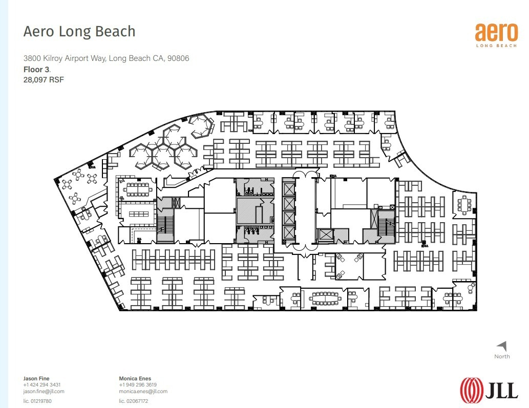 3900 Kilroy Airport Way, Long Beach, CA for lease Floor Plan- Image 1 of 1