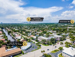 1800 NE 26th St, Wilton Manors, FL - aerial  map view