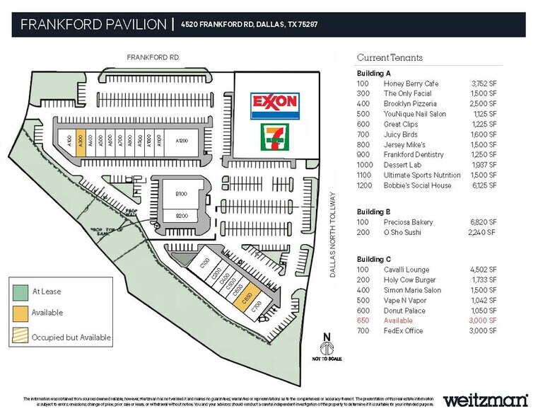 4520 Frankford Rd, Dallas, TX for lease - Site Plan - Image 1 of 4