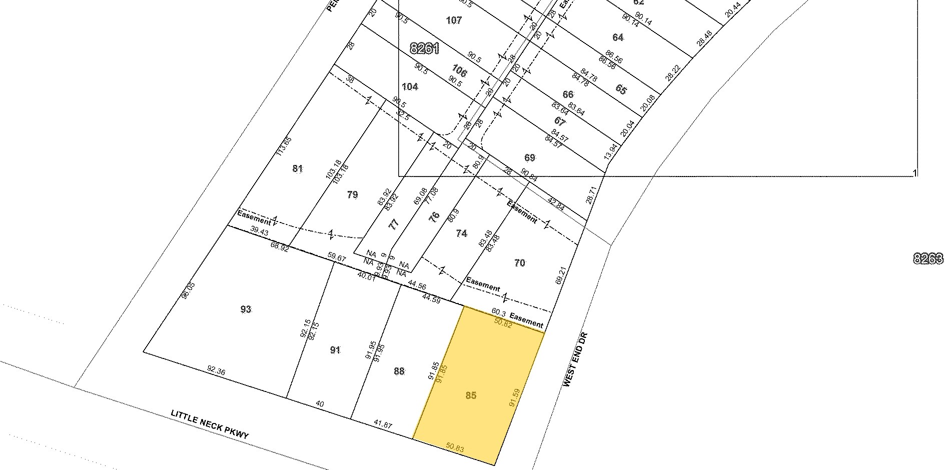 4621 Little Neck Pky, Little Neck, NY à vendre Plan cadastral- Image 1 de 22