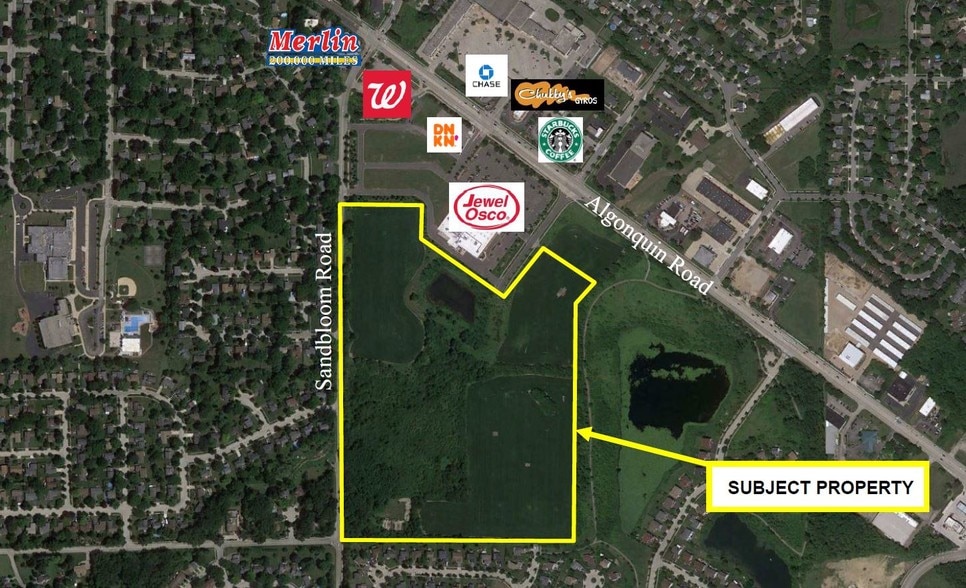 Algonquin Rd, Algonquin, IL for sale - Aerial - Image 2 of 3