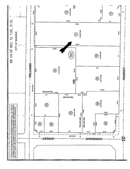 979 E Ramsey St, Banning, CA à vendre - Plan de site - Image 2 de 2