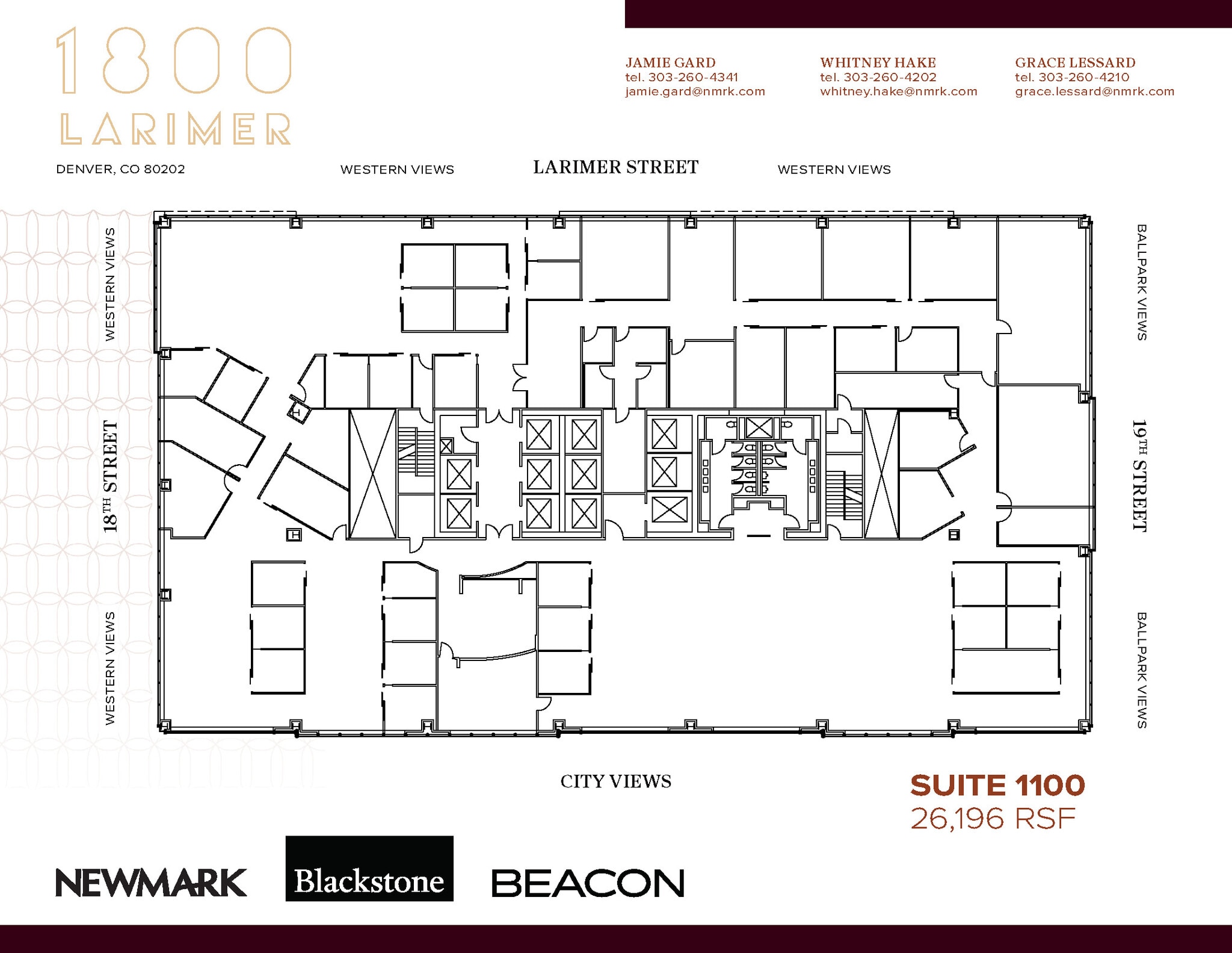 1800 Larimer St, Denver, CO à louer Plan d’étage- Image 1 de 1