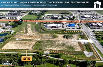 Oak Ridge & State Road 32 Rd, Westfield, IN - Aerial map view - Image1