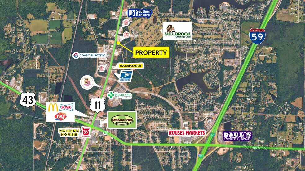 Highway 11 and Golf Course Dr., Picayune, MS for sale - Building Photo - Image 2 of 2