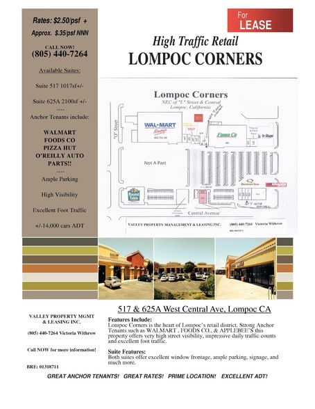 525-663 W Central Ave, Lompoc, CA for lease - Building Photo - Image 3 of 8