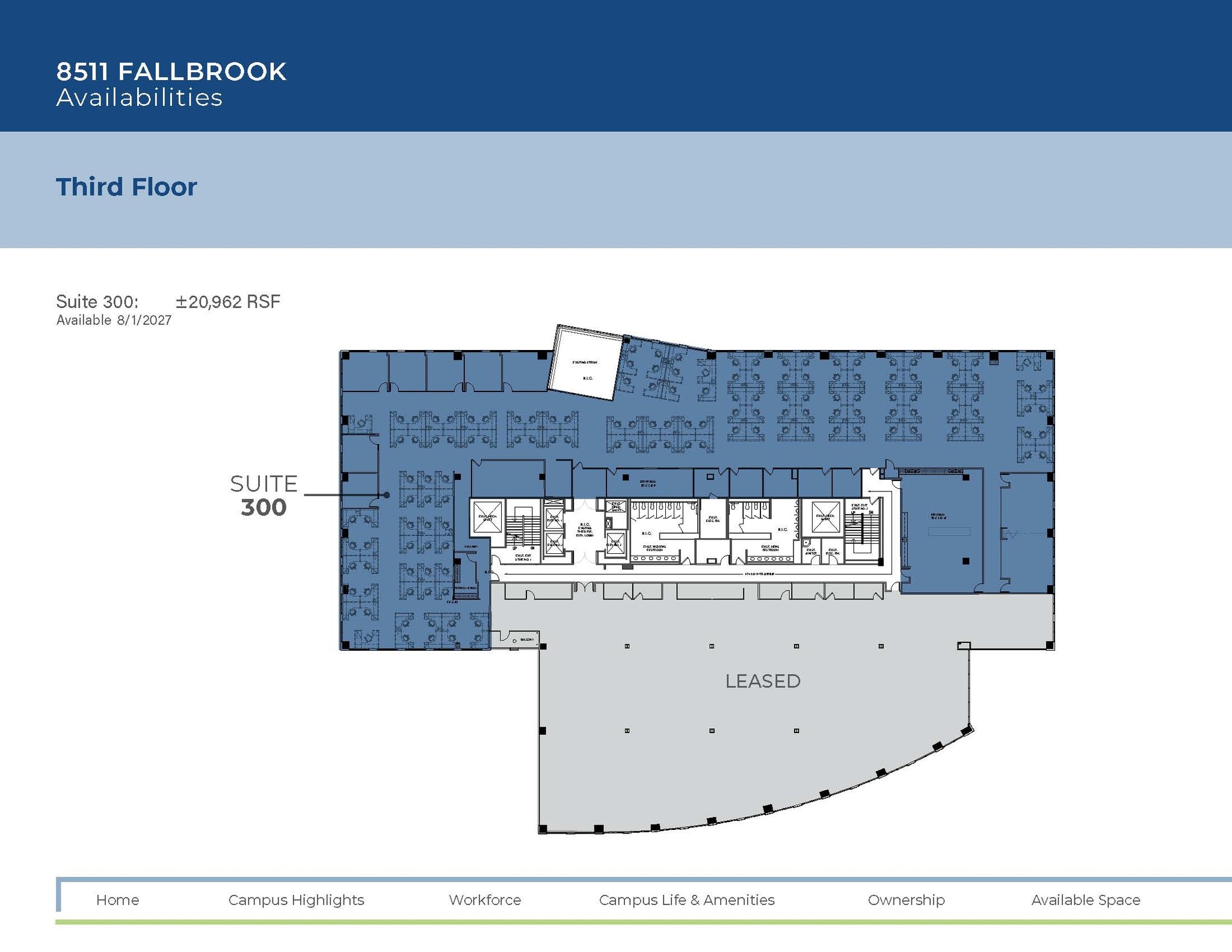 8521 Fallbrook Ave, West Hills, CA à louer Plan d’étage- Image 1 de 1