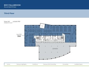 8521 Fallbrook Ave, West Hills, CA à louer Plan d’étage- Image 1 de 1