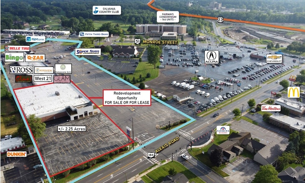 5890 Monroe St, Sylvania, OH for sale - Aerial - Image 2 of 12