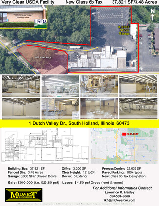 Plus de détails pour 1 Dutch Valley Dr, South Holland, IL - Industriel à louer