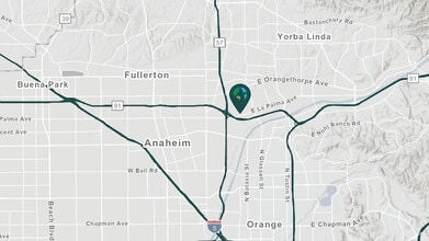 2872 E La Palma Ave, Anaheim, CA - AERIAL  map view