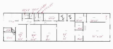 2800-2852 E Parham Rd, Richmond, VA à louer Plan d’étage- Image 1 de 1