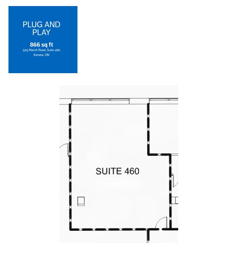 505 March Rd, Ottawa, ON for lease Floor Plan- Image 1 of 1