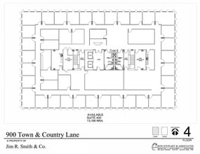 900 Town & Country Blvd, Houston, TX à louer Plan d’étage- Image 1 de 1