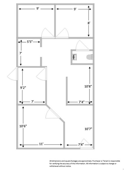 4849 Fort Ave, Lynchburg, VA à louer - Plan d  tage - Image 2 de 2