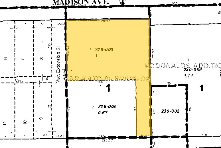 1409 E Madison Ave, Mankato, MN à louer Plan cadastral- Image 1 de 2