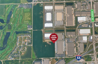 999 Belle Ln, Plainfield, IL - Aérien  Vue de la carte