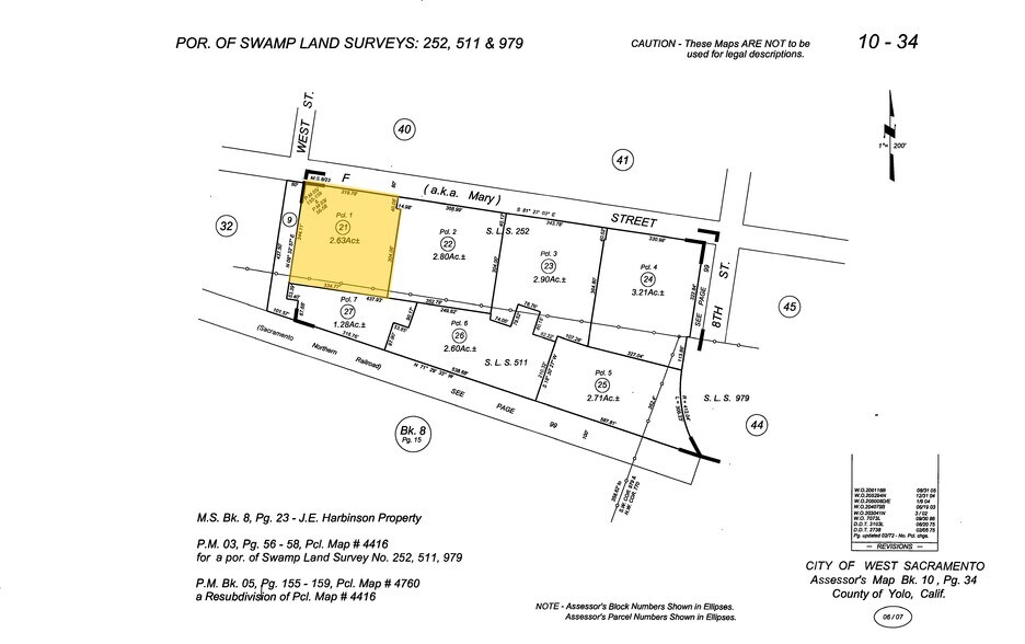 879 F St, West Sacramento, CA à louer - Plan cadastral - Image 3 de 13
