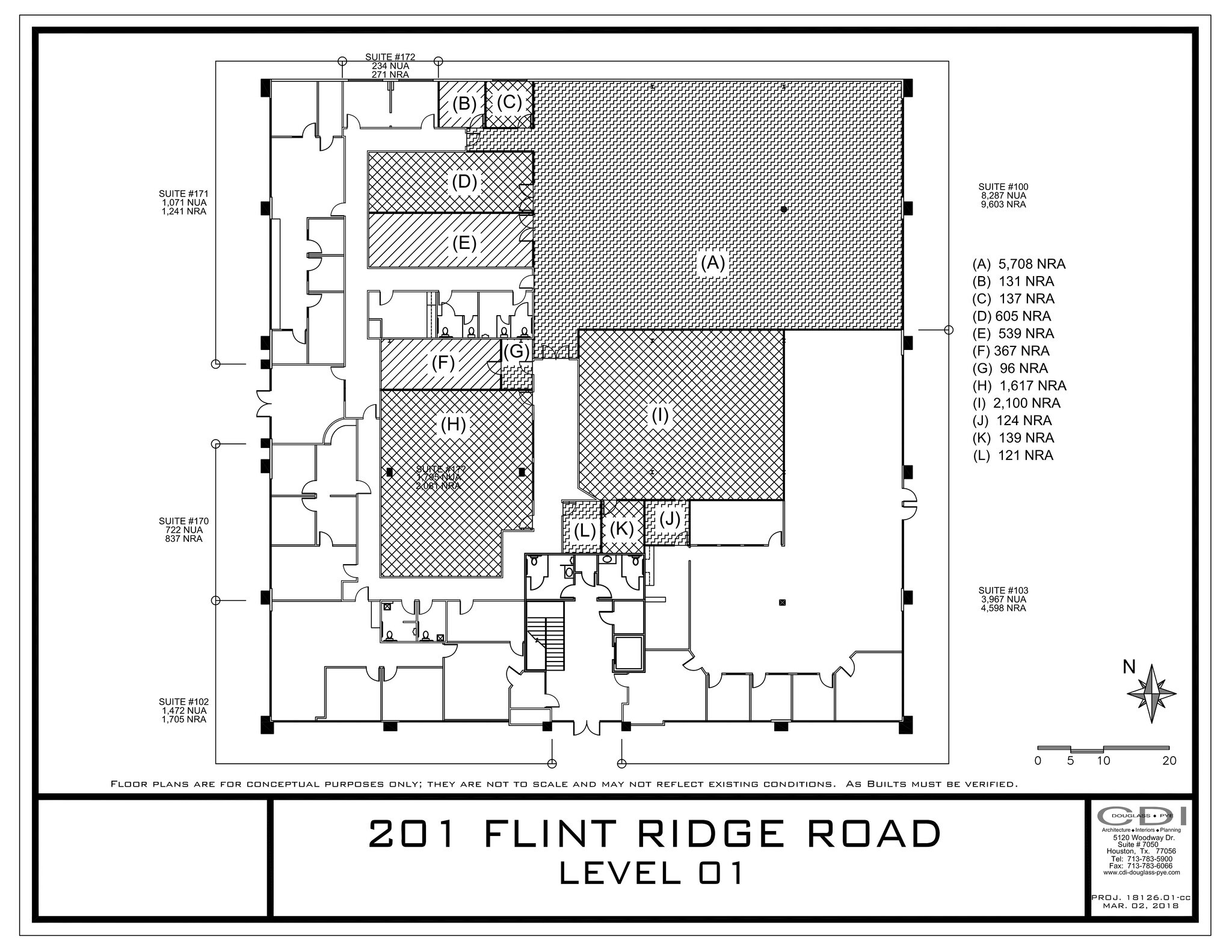201 Flint Ridge Rd, Webster, TX for lease Site Plan- Image 1 of 7