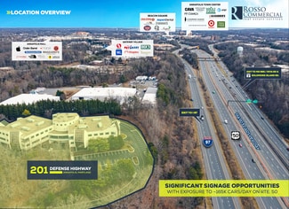 Plus de détails pour 201 Defense Hwy, Annapolis, MD - Bureau à vendre