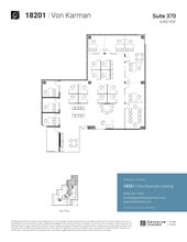 18201 Von Karman Ave, Irvine, CA à louer Plan d’étage- Image 1 de 2