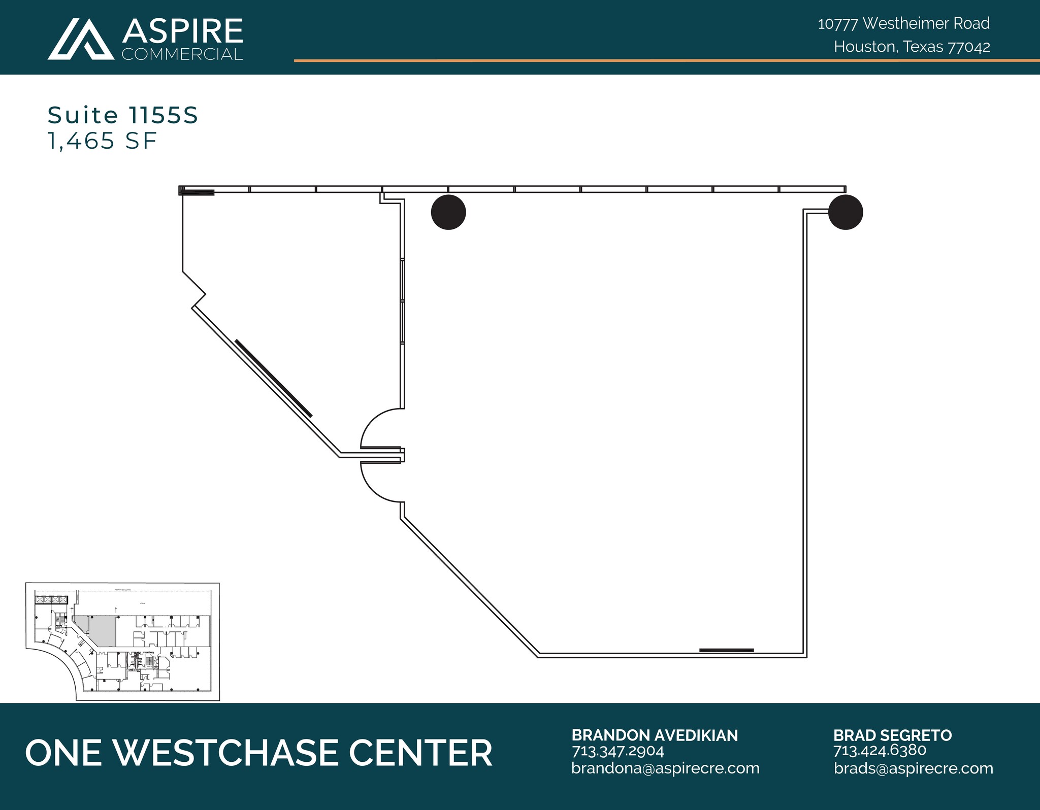 10777 Westheimer Rd, Houston, TX for lease Floor Plan- Image 1 of 2