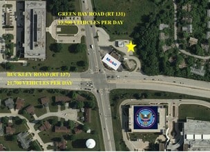 2450 Buckley Rd, North Chicago, IL - AERIAL  map view