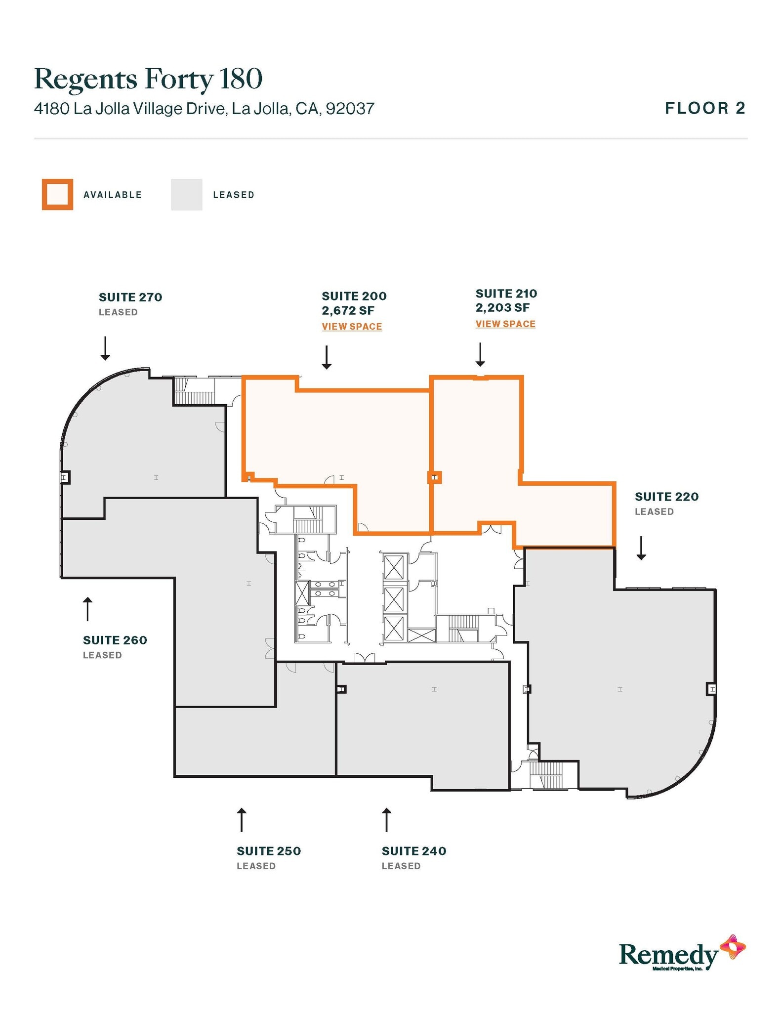 4150 Regents Park Row, La Jolla, CA for lease Floor Plan- Image 1 of 1