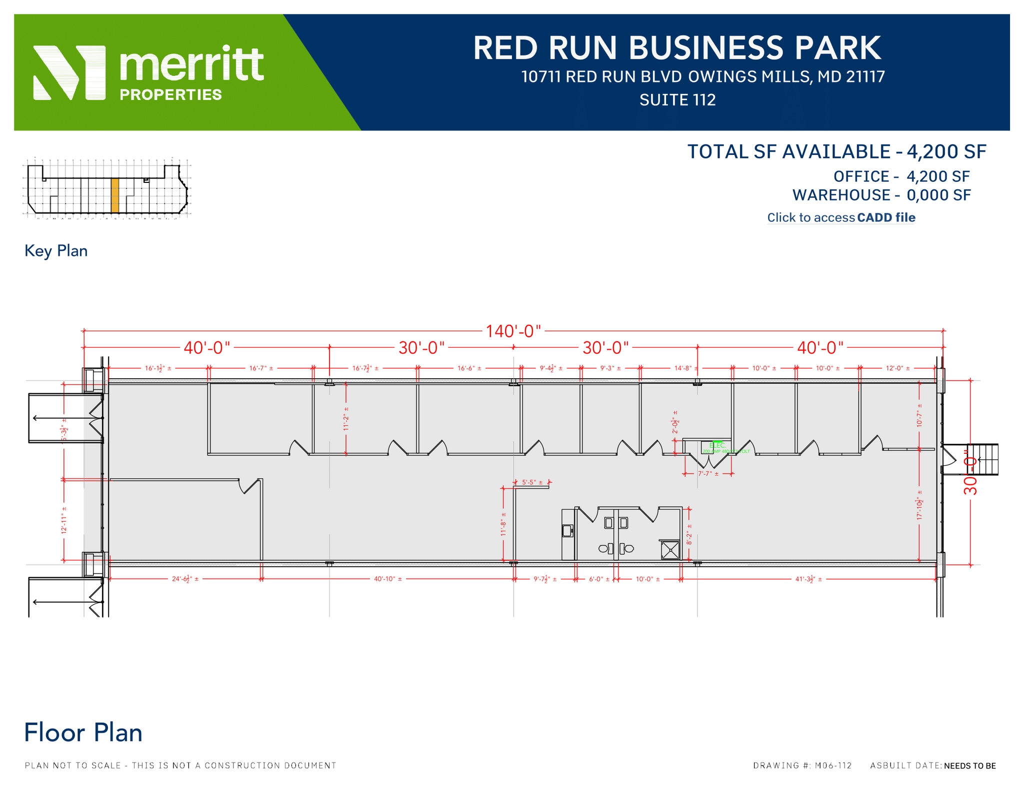 10711 Red Run Blvd, Owings Mills, MD for lease Floor Plan- Image 1 of 1