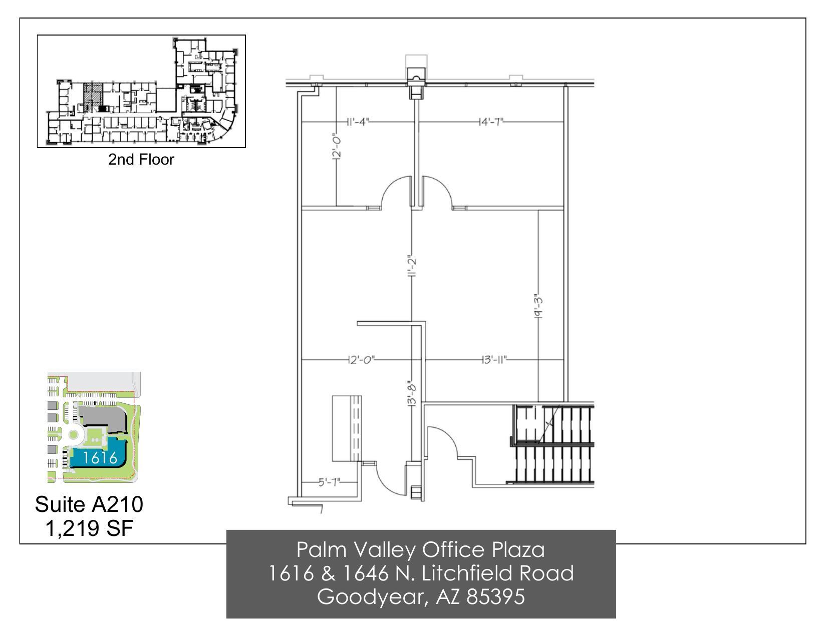 1616 N Litchfield Rd, Goodyear, AZ for lease Floor Plan- Image 1 of 1