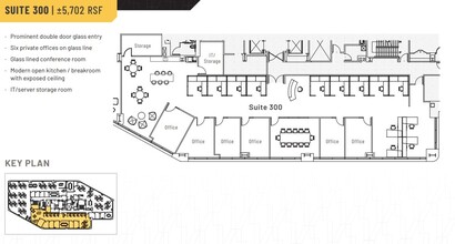 4301-4309 Hacienda Dr, Pleasanton, CA à louer Plan d  tage- Image 2 de 2