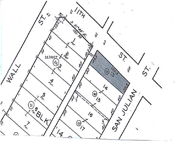 518-536 E 11th St, Los Angeles, CA for lease - Plat Map - Image 2 of 2