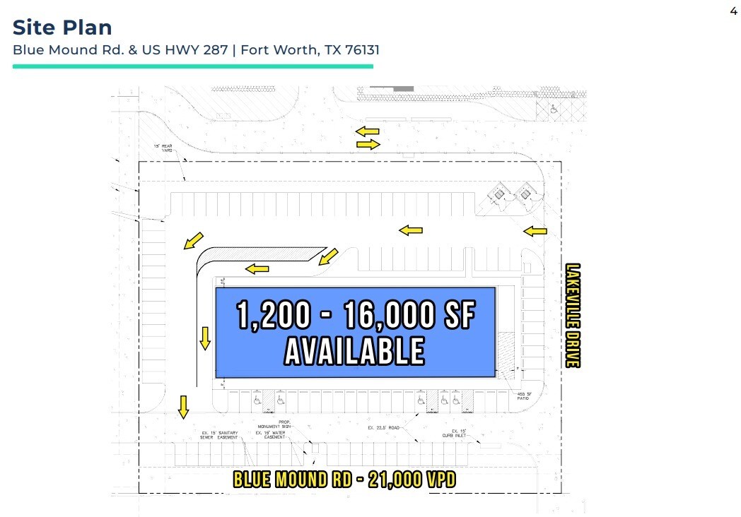 Blue Mound Rd. & US HWY 287, Fort Worth, TX à louer Plan de site- Image 1 de 1