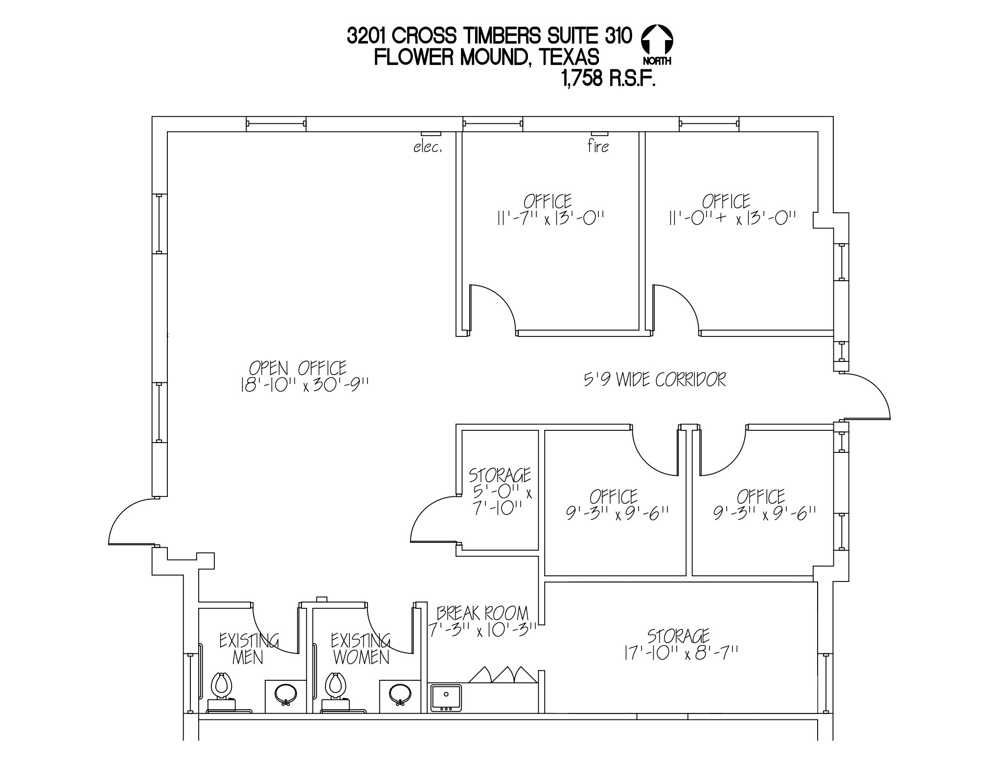 3201 Cross Timbers Rd, Flower Mound, TX for lease Floor Plan- Image 1 of 1