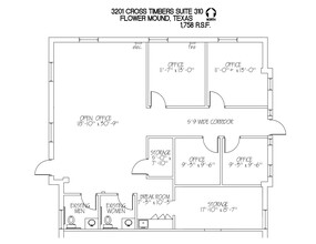 3201 Cross Timbers Rd, Flower Mound, TX for lease Floor Plan- Image 1 of 1