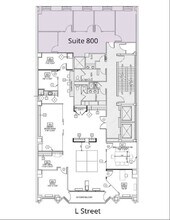 1819 L St NW, Washington, DC à louer Plan d’étage- Image 1 de 2
