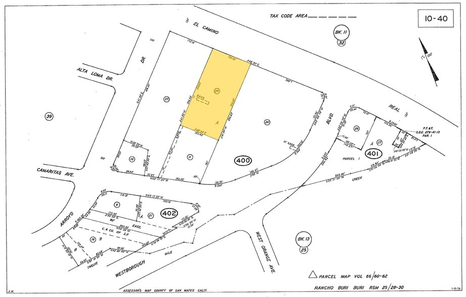 1053-1057 E El Camino Real, South San Francisco, CA for sale - Plat Map - Image 3 of 3