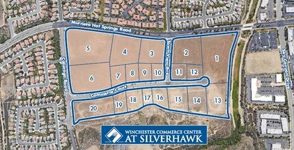 39115 Callistoga Dr, Murrieta, CA - Aérien  Vue de la carte