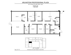 801 W Road To Six Flags, Arlington, TX for lease Floor Plan- Image 1 of 1