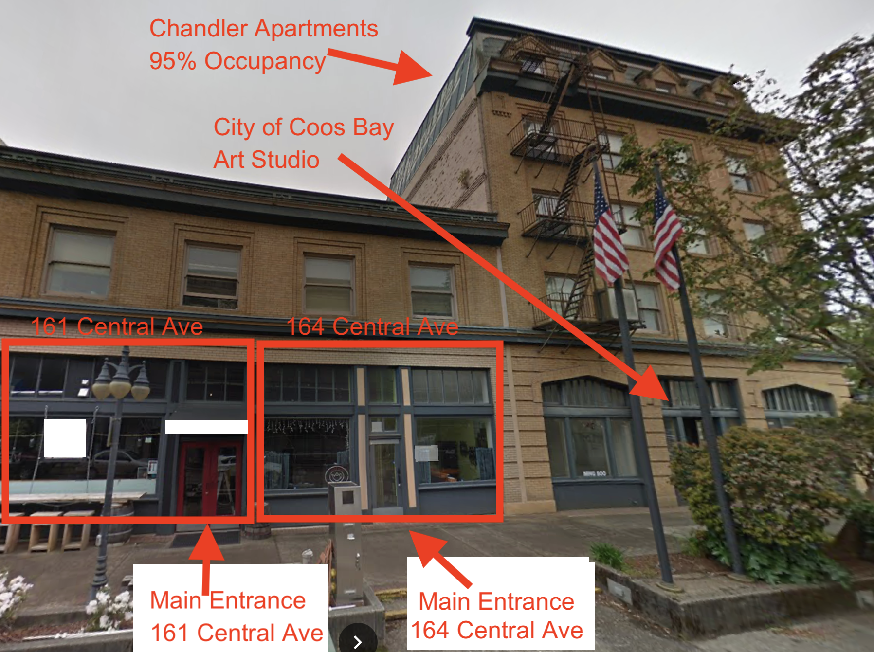 187 Central Ave, Coos Bay, OR for lease Building Photo- Image 1 of 6