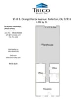 1244-1250 E Orangethorpe Ave, Fullerton, CA for lease Floor Plan- Image 1 of 1